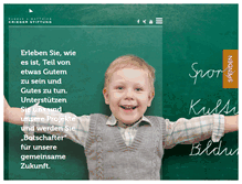 Tablet Screenshot of krieger-stiftung.de